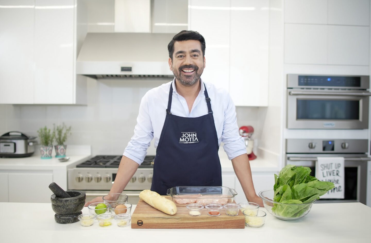 Ensalada César con Pechuga de Pollo al Horno | Chef John Motta