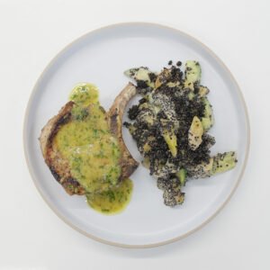 Receta Chuleta de Cerdo con Ensalada - Chef John Motta