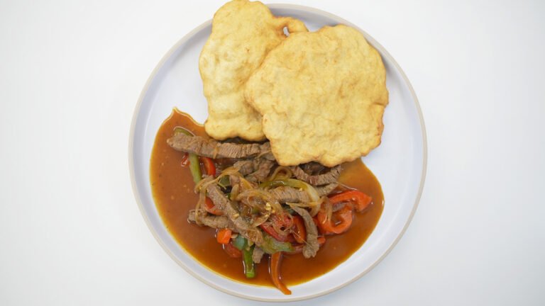 Bistec picado al estilo panameño