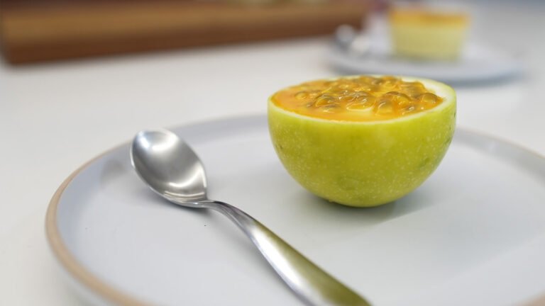 Postre de maracuyá