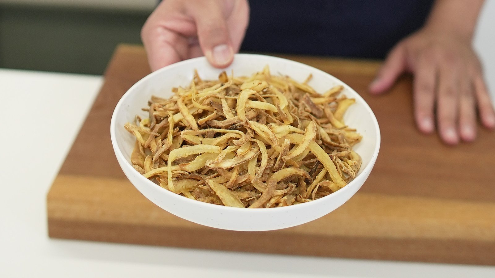 Cebollas Fritas Crocantes